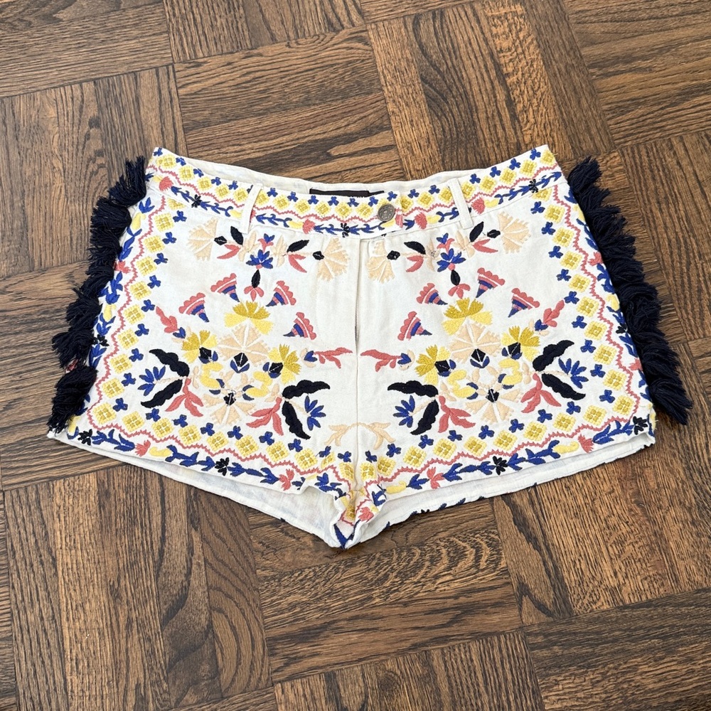 Antik Batik Dove Short Cream rainbow Size xs / 36